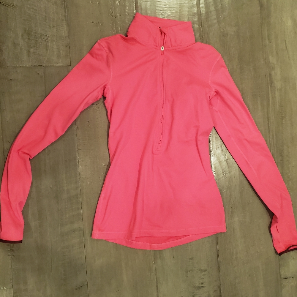 Nike hot pink dri fit long sleeve